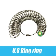 США кольцо Измерительные Кольца инструменты размер пальца специальный измерительный инструмент No.0-13 металлические измерительные весы goldsmith