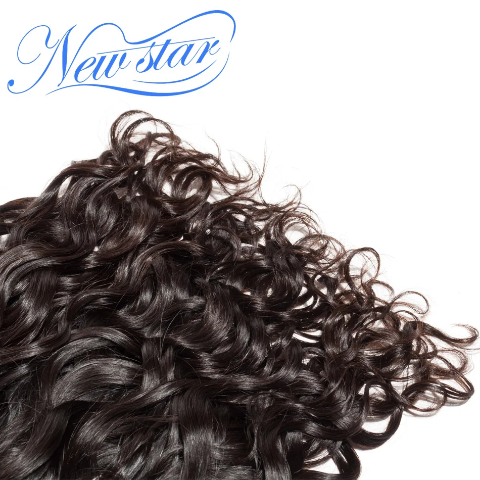 Brazilian Natural Wave Hair Weaving New Star Hair 4 Bundle Raw Extension 100%Unprocessed Water Wave Virgin Human Weave