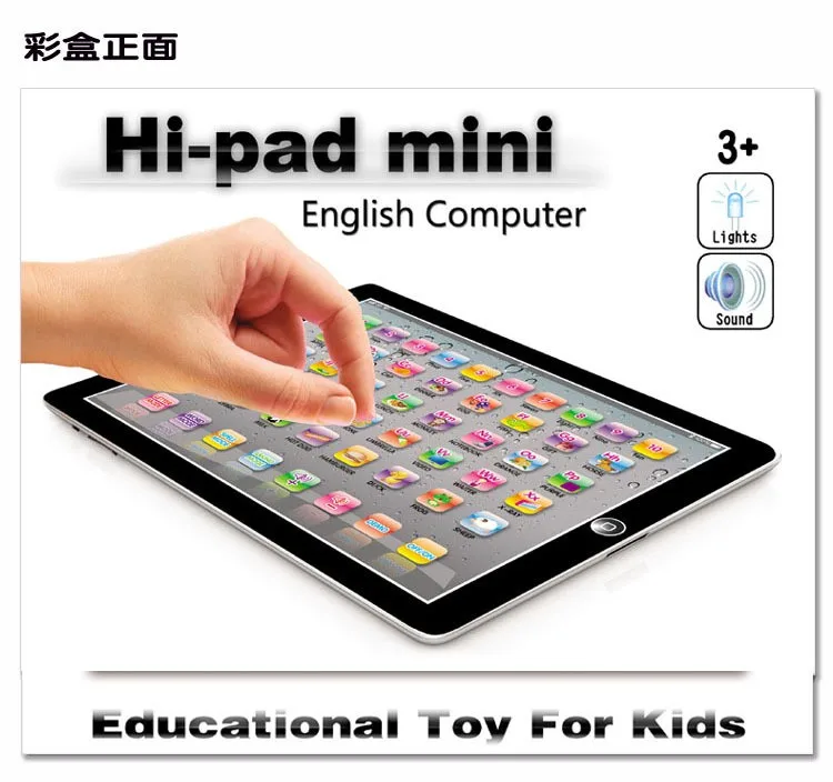 Y-планшет мини на английском языке планшет компьютер обучающая Hi-Pad mini сенсорный планшет для детей Обучающие& книги-игрушки для малышей ypat Развивающие игрушки для детей