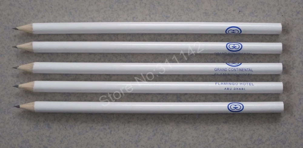 Lápis de Madeira Impresso o Seu Feito sob Encomenda por Atacado para Crianças Preto Grosso Lápis Grande Logotipo 4 Material escolar e de escritório