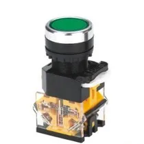 

5pcs LA38-11 button start switch, red green 22 open hole power switch
