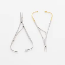 Хирургический стоматологический ортодонтический имплантат кастровиехо иглы держатели 14 см 2 типа для стоматолога лаборатории