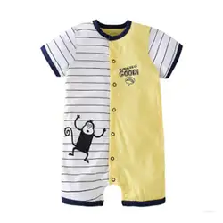 Bebini хлопок комбинезон для мальчиков одежда для малышей новорожденных мальчиков одежда летняя детская одежда с короткими рукавами