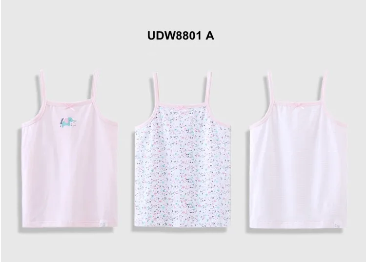 Kids Girls Boxed Underwear Camisoles Tops A