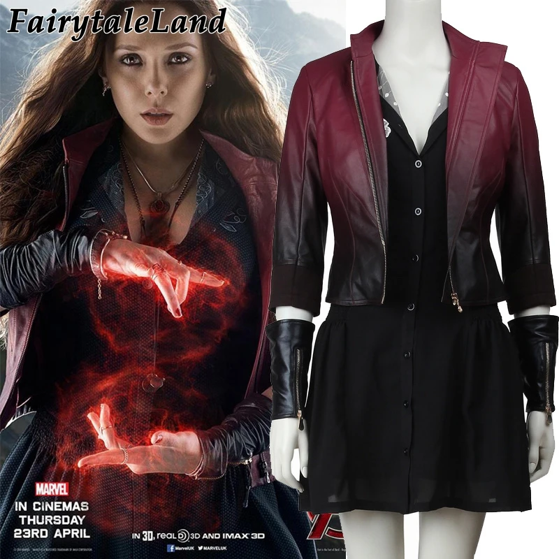 Avengers Age Of Ultron Wanda Maximoff Scarlet Witch Cosplay