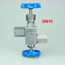 Игольчатый клапан высокого давления срезанные клапаны DN15 из нержавеющей стали 304/201/316 клапан электростанции из углеродистой стали