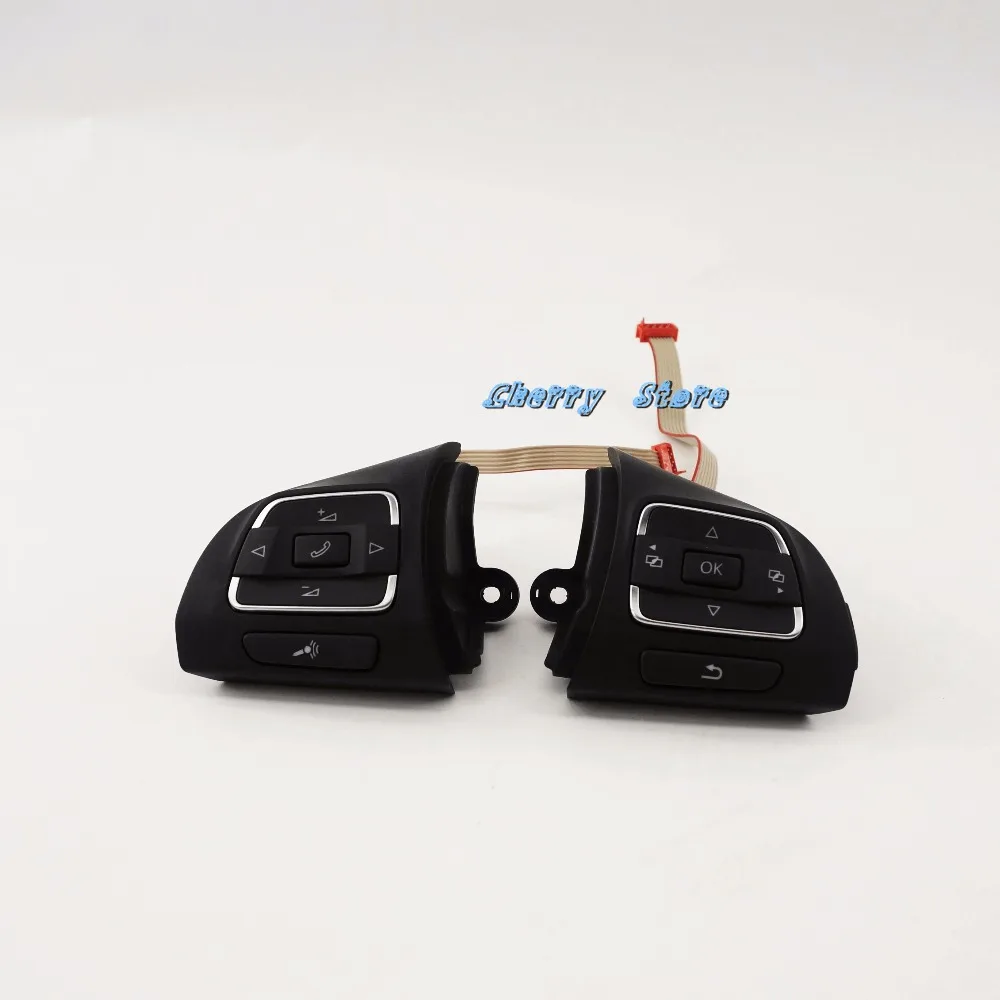 OEM 2pcs steering wheel Multifunction Button Pour 5C0959537A 5C0959538B For VW Touran Golf Jetta MK6 Tiguan