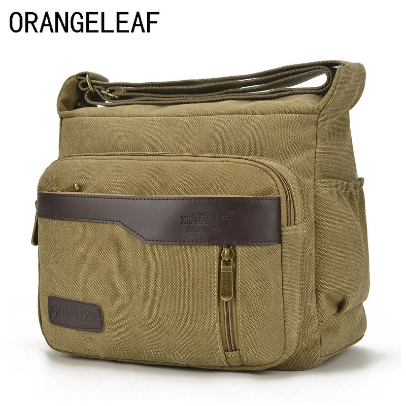 

Vintage Men Canvas Shoulder Bags Travel Men's Crossbody Bag High Quality Men Handbags Male Big Capacity Messenger Bags