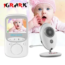 Беспроводной видео электронный детский монитор 2,4 дюймов цветная камера видеонаблюдения 2 способа разговора ночного видения светодиодный портативный монитор для детей s