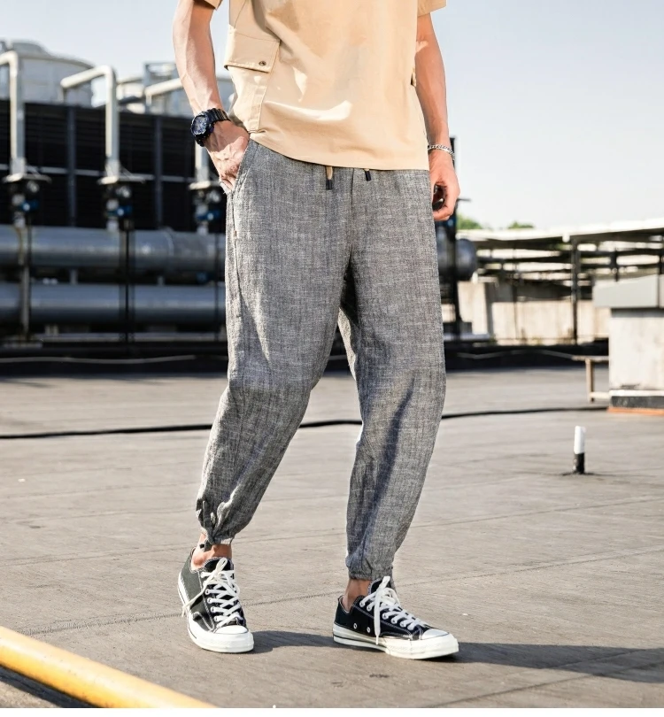 Spring And Summer New Men's Korean Version Of The Couple Casual Loose Sweatpants Cotton M-3XL Size Joggers Streetwear Best