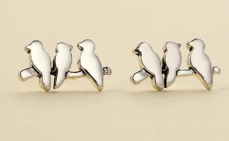 birds 925 sterling silver earrings 3