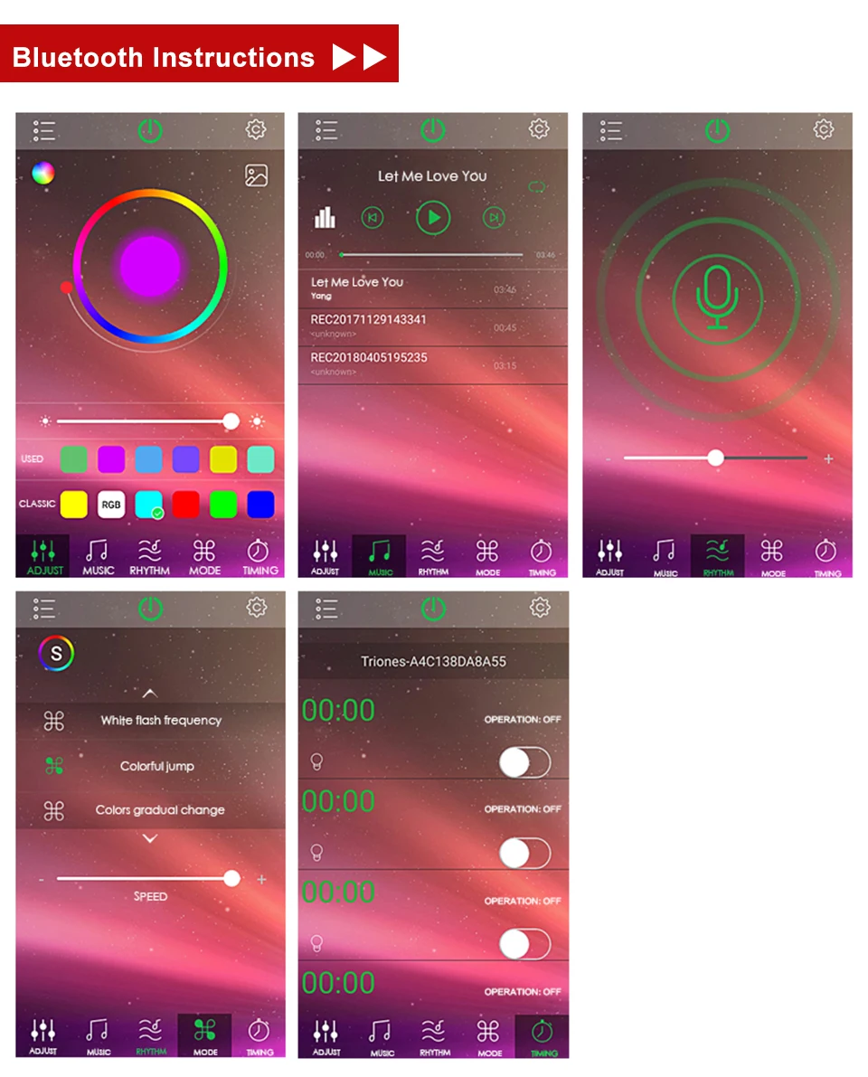 RGB Bluetooth диммер с 24Key ИК-пульт дистанционного управления применяются к смартфон Android iOS 5 В-24 В