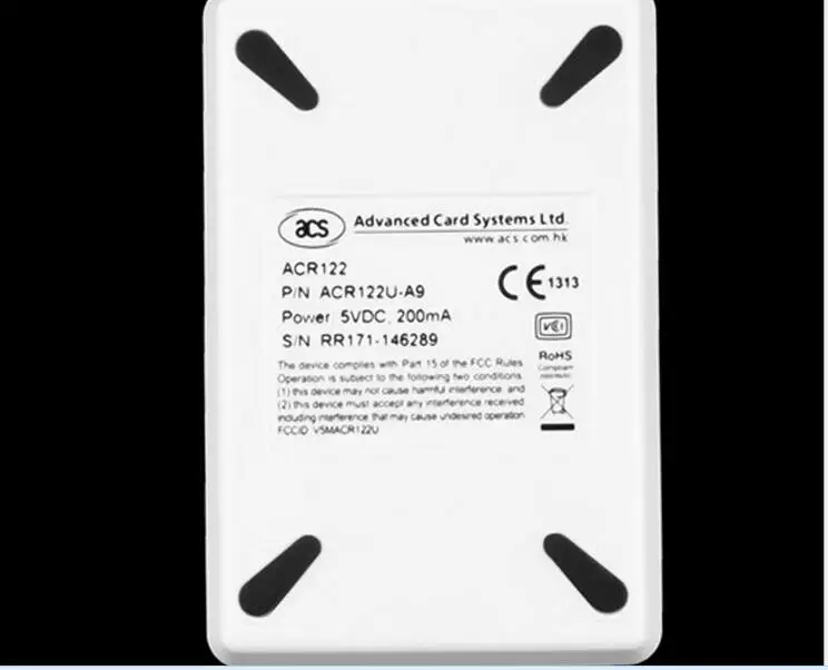 ACS NFC кард ридер ACR122U A9 бесконтактных смарт rfid считыватель штрих кода с Английский