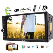Android 6.0 стерео с GPS 2 DIN 7”touch Экран Радио алименты двойной Камера 1080 P Видео Wi-Fi OBD2 + беспроводной резервного копирования Камера