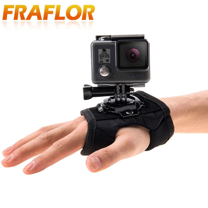 

360 Degree Elastic Adjustable Rotation Armlet Wrist for Hand Band Arm Shell Strap Mount For GoPro Hero 3+ 3 2 1 Session Camera