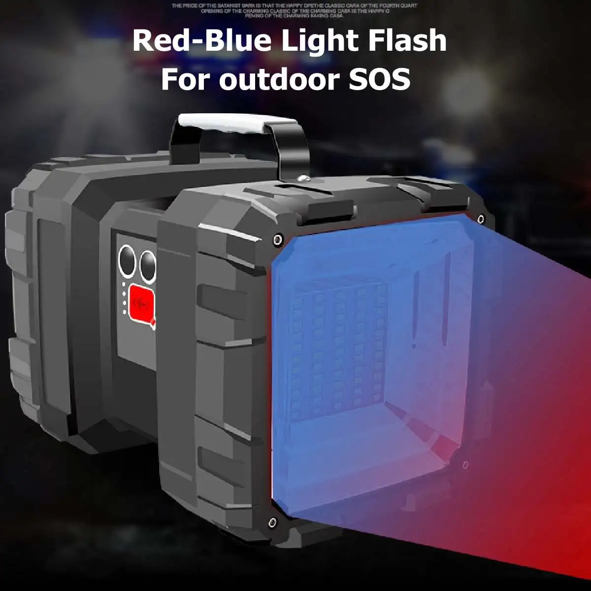 

20000lm Worklight Smuxi Portable Work Lamp L2P70 COB LED Double Head Glare Searchlight flashlight 4 modes Rechargeable use 32650