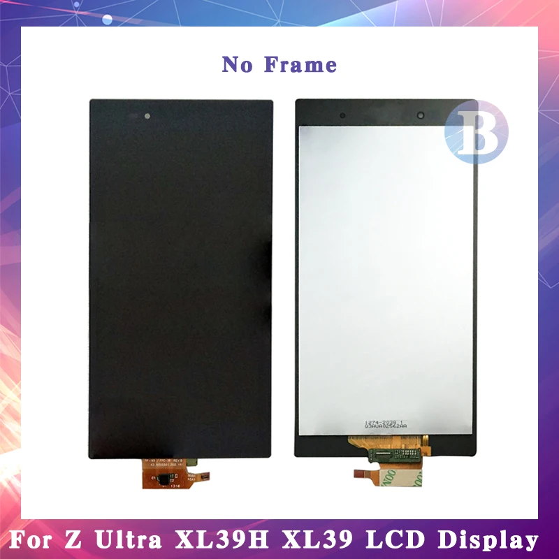 

6.44'' For Sony Xperia Z Ultra XL39H XL39 C6833 C6802 LCD Display Screen With Touch Screen Digitizer Assembly High Quality