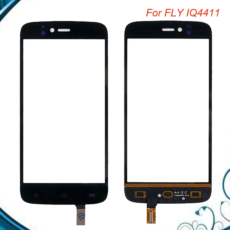 Сенсорная панель для Fly iq4411 IQ 4411 сенсорный экран переднее стекло дигитайзер