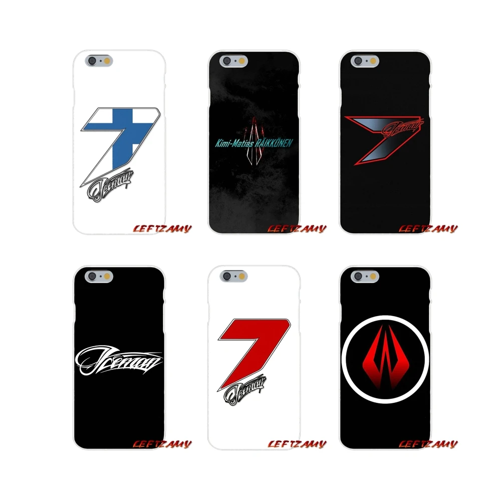 

For Huawei P Smart Plus Mate Honor 7A 7C 8C 8X 9 P10 P20 Lite Pro Kimi Raikkonen 7 Logo Flexible Accessories Phone Cases Covers