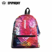 Epiphqny известный бренд геометрический рюкзак Для женщин печати Bagpack голографическая Packbag школа из искусственной кожи Дорожные сумки Обувь для девочек