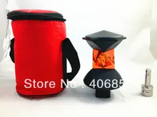 ( NEW ) 360 Reflective 360 Prism ,For Total Stations robotic total station all metal single tilt prism w case for total stations surveying