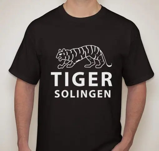 WW2 WWII GERMAN TIGER Solingen Cuchillo Daga Espada Hoja De Fabricante marca Logo Camiseta de Algodón Diseño Fresco 3D Tee Shirts camiseta