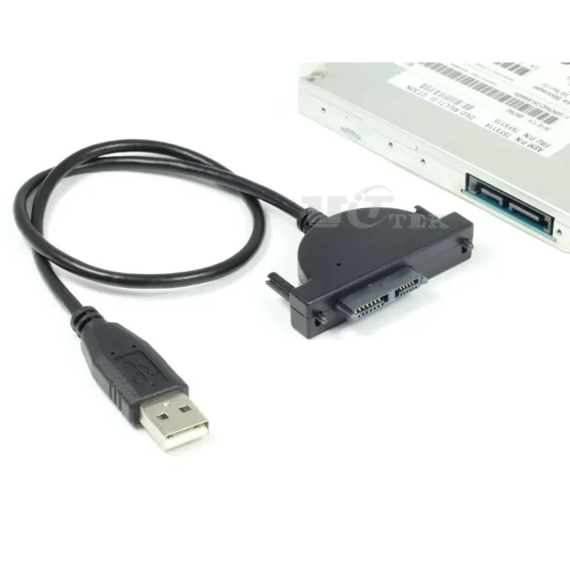 USB к SATA кабель оптического привода (7 + 6) 13Pin Внешний ноутбук DVD CDROM конвертер|usb to