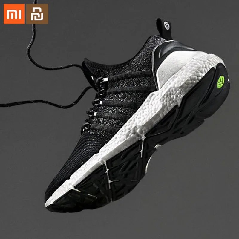  Xiaomi youpin 2 Sneaker Smart Sports Uni-moulding Techinique Fishbone Lock System Elastic Knitting 