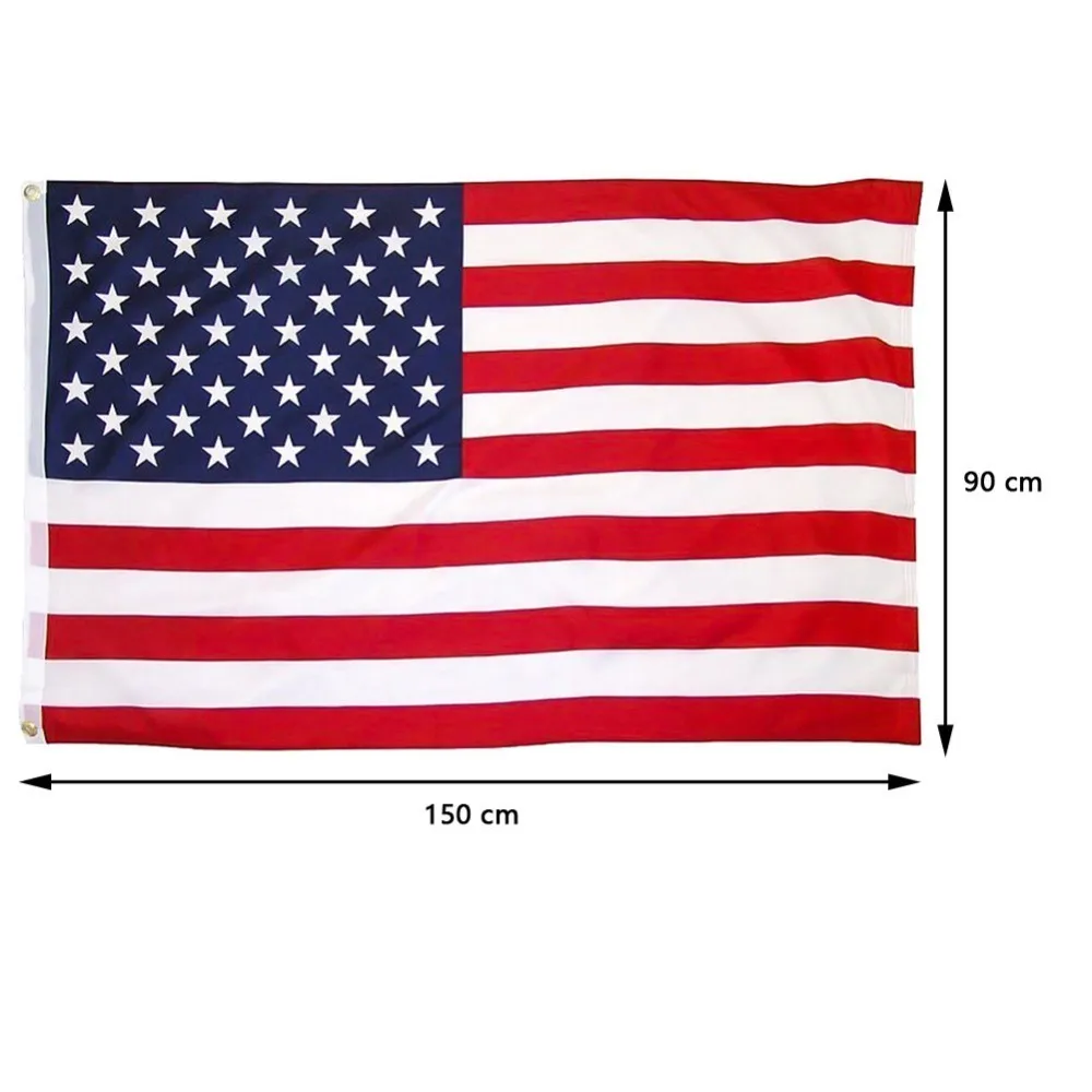 USA flag 90x150 см американский флаг, флаг США, синяя линия, флаг США, полицейский Флаг США, звезды и полосы, флаг США - Цвет: USA flag