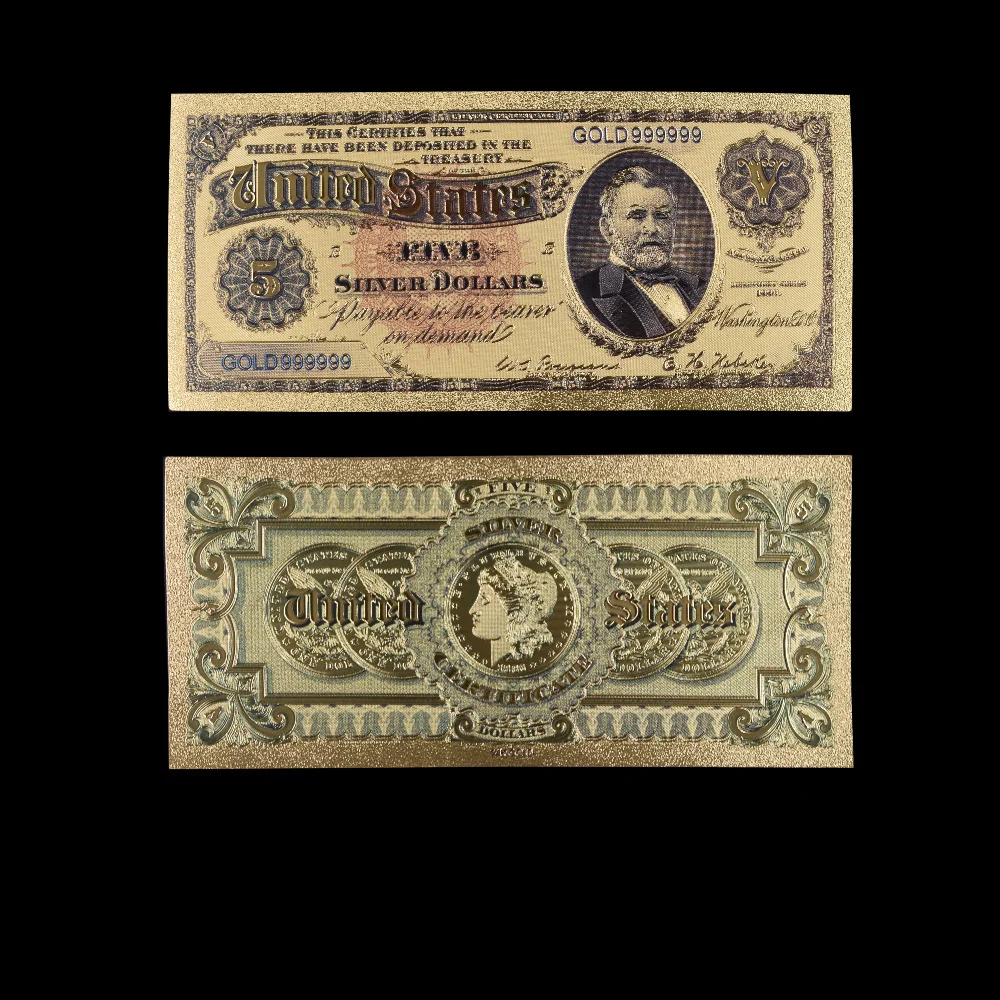 США Посеребренная банкнота 45th президент памятный значок Дональда Трампа копия США 1 миллион долларов фольга Бумага коллекции денежных знаков - Цвет: style 1
