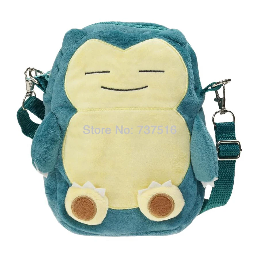 snorlax plush bag