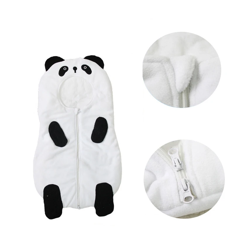 Милый детский спальный мешок панда для коляски зимняя теплая детская спальная одежда для новорождённых малышей спальный мешок для детей