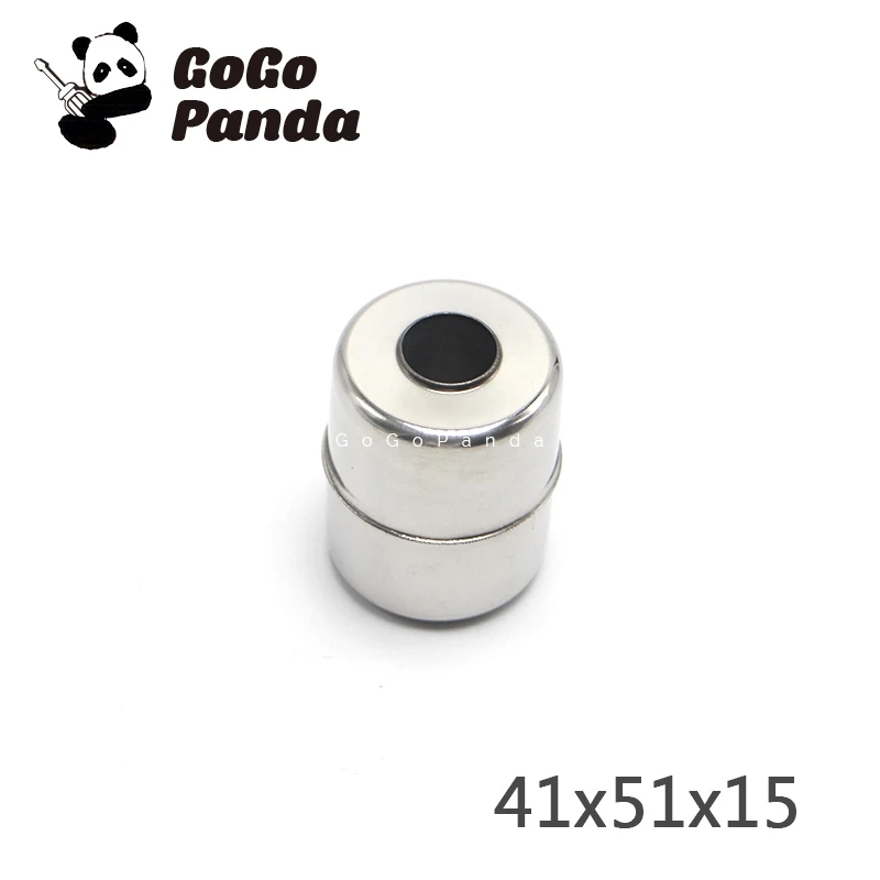 

Free Shipping 2pcs/lot 41*51*15mm Magnetic Stainless Steel Float Ball For Water Level Float Switch Accessorie