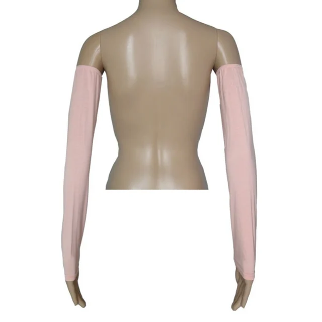 2017 Colorful Islamic Hijab 20''Long Sleeves Stretch Arm Warmers Abaya