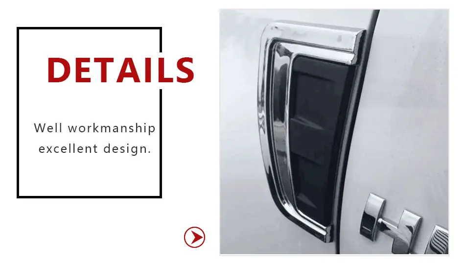 ABS хромированные аксессуары декоративная отделка арки капота для Toyota Hilux Revo Rocco