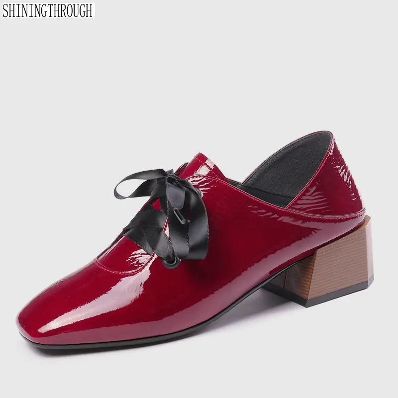 

Casual Women 2019 Brand Design Heeled High Quality Genuine Leather Women Pumps New Arrival Fashion Shoes Woman