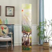 3D Круглый цилиндр вертикальный кондиционер блок для игрового автомата пылезащитный чехол для дома гостиной украшения FC33