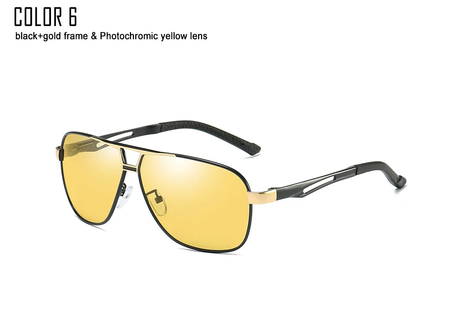 VEVAN квадратные фотохромные солнцезащитные очки мужские поляризованные UV400 Винтажные Солнцезащитные очки мужские очки для вождения ночного видения lentes de sol hombre
