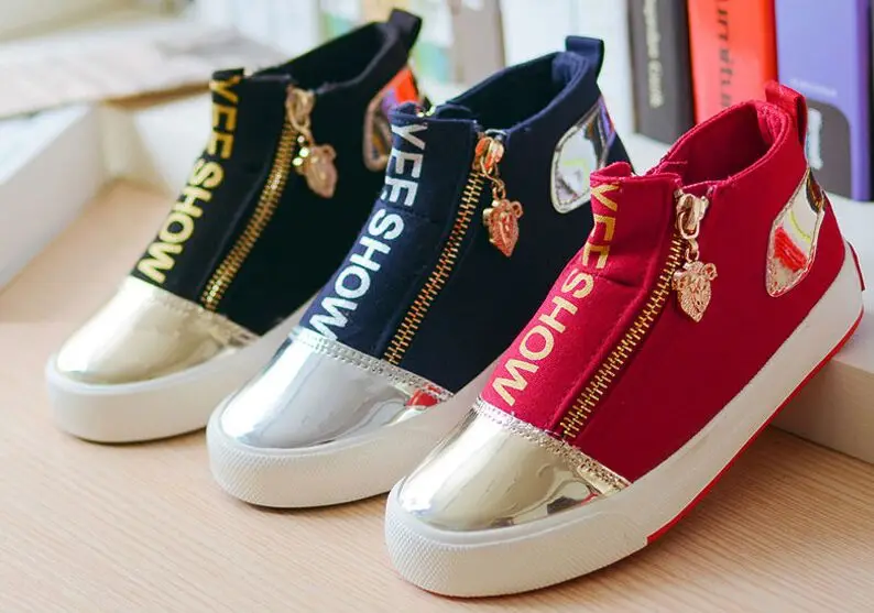 

2016 Spring Summer Canvas Shoes all stars kids High Top kids shoes boys girls shoes casual School Student Sports Shoe children