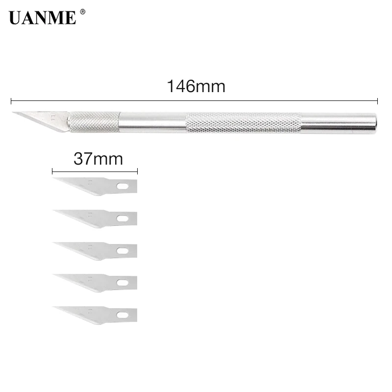 UANME 6 лезвия, ремесло, произведение искусства, режущий нож, сделай сам, резной нож, трафарет, забивание, хобби, точилка, модель, ремонт, скульптура, скальпель
