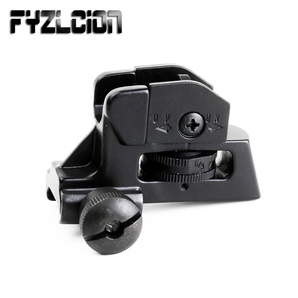 

Hunting Tactical Detachable Compact Backup Iron Rear Sight w/ Full Windage/Elevation Adjustment Free Shipping
