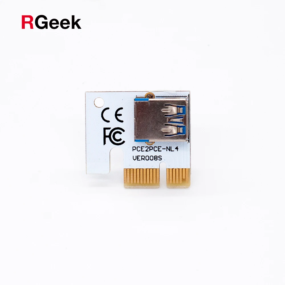 PCI 1X e X1 Riser 90 градусов Card адаптер к USB для 006 006C 007S 008S|pci-e x1|pci 1xto usb |