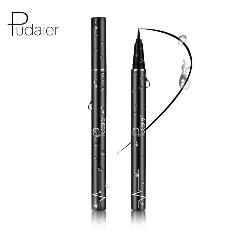 

PUDAIER Big Eye Makeup Tool Black Liquid Eyeliner Easy To Draw Eyeliner Stencil Drawing Arrow for Eyes Template Make Up Tools