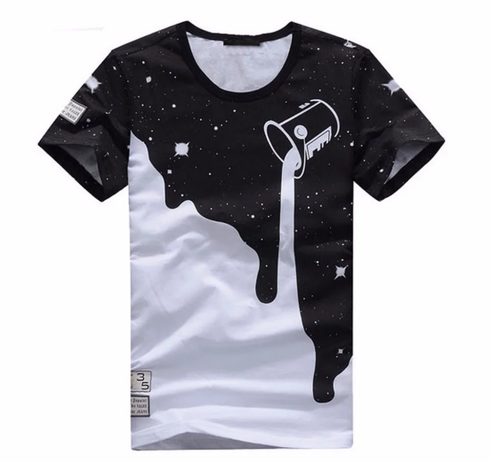 baju couple design Crew Milk Men T Slim Shirt T Fit 2 Colors shirts Mens Neck