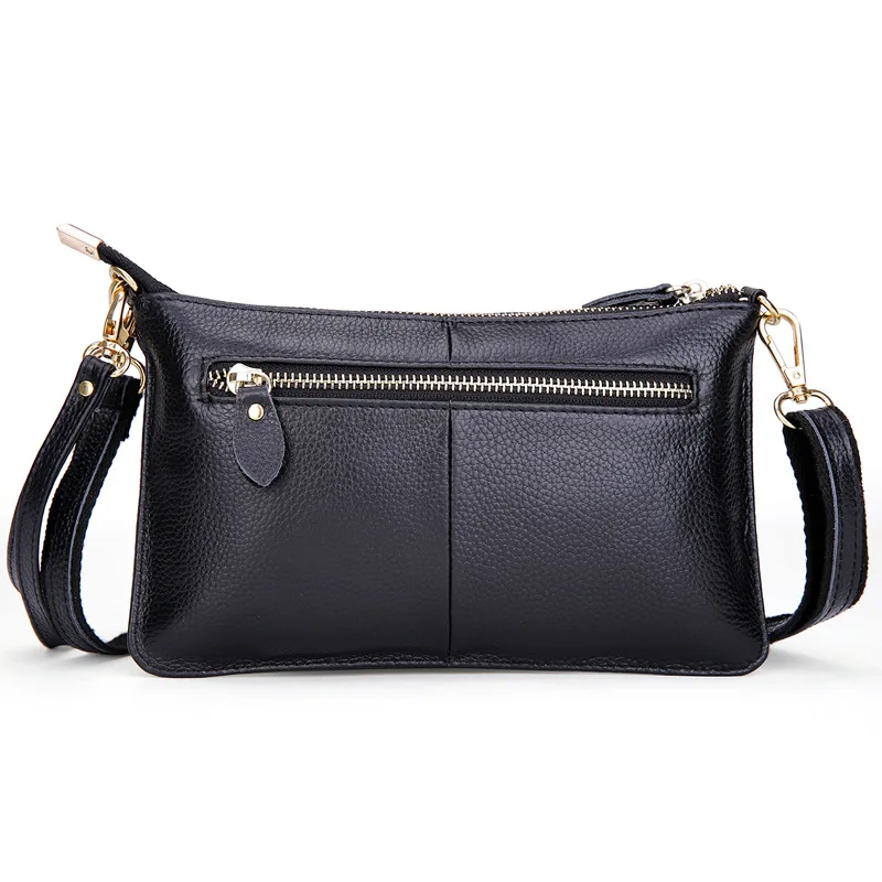 RanHuang Women Genuine Leather Day Clutches Candy Color Bags Women's Fashion Crossbody Bags Small Clutch Bags