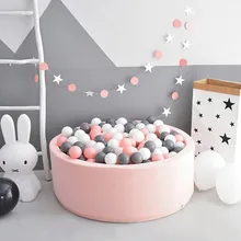 Двор ограждения манеж Круглые шарики для игры, бассейн игра детский сухой бассейн младенческий мяч яма играть океан мяч Веселая игровая площадка малыш игрушка палатка
