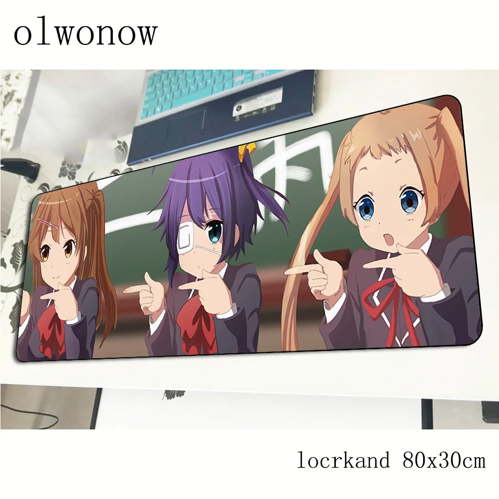 Chuunibyou demo koi ga shitai Коврик Для Мыши Компьютерный геймер для мыши 800x300x2 мм padmouse Аниме