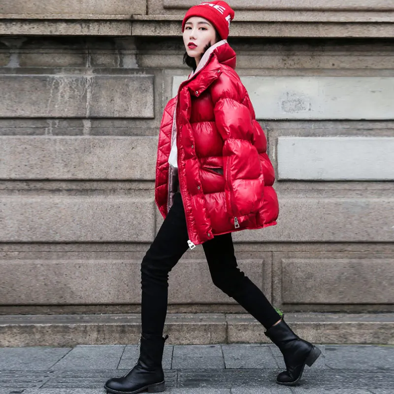 

Autumn Winter Jacket Women Coat Fashion Female Stand Winter Jacket Women Parka Warm Casual Plus Size Overcoat Jacket Parkas A676