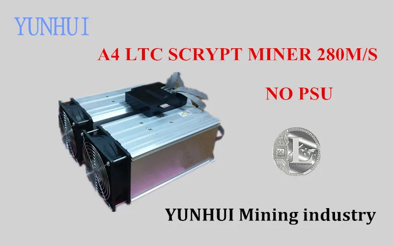 YUNHUI LTC miner б/у A4 280 м (без ПСУ) Scrypt Miner A4 Dominator LTC Miner для Scrypt майнинга замены A2 YUNHUI LTC miner б/у A4 280 м (без ПСУ) Scrypt Miner A4 Dominator LTC Miner для Scrypt майнинга замены A2