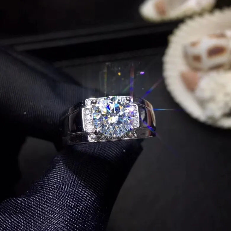 Moissanite 2ct твердость 9 3 алмазные заменители могут быть протестированы